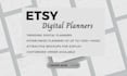 design etsy digital planner, hyperlinked planner, custom planner for etsy shop