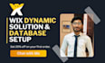 do wix database design or wix dynamic solution