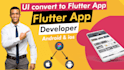do flutter app development, building mobile app, flutter mobile app development