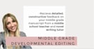 developmental edit your middle grade novel
