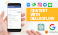 create an ai chatbot using google dialogflow
