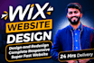 do custom wix website design or edit, redesign wix website