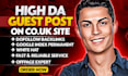 publish high da guest post with dofollow backlinks for SEO