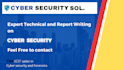 do technical and reporting writing on cyber security