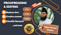 proofread or edit your urdu, arabic or english document