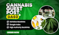 do write and publish high da cbd guest post with dofollow permanent