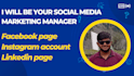 do social media management, facebook page manager