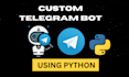 create a telegram bot using python