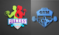 design a modern luxury gym logo