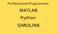 expert matlab and simulink programming,  signal processing, python