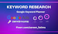 do keyword research with google ads kw planner
