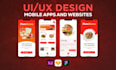 redesign mobile app ui ux and web ui ux