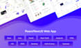 build a responsive react and nextjs web app with API integration