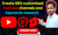 be your youtube editor or manager and handle all uploads with SEO of videos