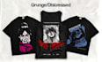 design premium streetwear clothes in grunge and urban style