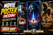 do movie poster design in 24hr