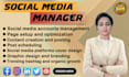 be your social media marketing manager and content creator