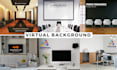 design a google meet and zoom virtual background