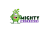 design pretty cool mighty microbe logo