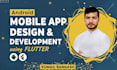 build a custom flutter mobile app with UI design and figma to flutter