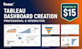 design professional and interactive tableau dashboards