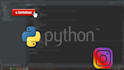 write a python script to extract data from instagram