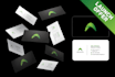 design a luxury business card for your brand identity