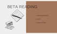 beta read your novel or manga and provide feedback