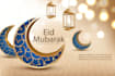 create awesome eid mubarak, greeting card, social media post