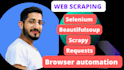 build custom web scraping and automation bots using selenium