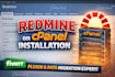 provide redmine installation on cpanel