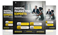 create digital and print flyer just in 8 hours