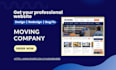 design highly responsive moving website logistic transport website