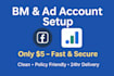setup facebook business manager and ad account professionally
