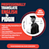 translate english to nigerian pidgin in 24hours