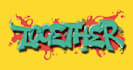 design a freehand digital graffiti illustration for your logo, brand