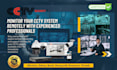 do remote cctv system monitoring and support