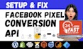 fix or setup facebook pixel, and conversion API via GTM