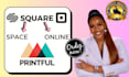 design squarespace website or redesign squarespace website design square online