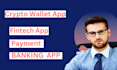 develop fintech app, cash app, ewallet app, crypto wallet app, transaction app