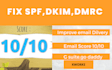fix spf, dkim, dmarc gsuit stop your mail from going to spam