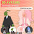 create a furry 3d avatar for vtubing or vrchat