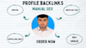 set up 255 SEO profile backlinks from excessive da sites