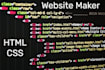 make a CSS and HTML website