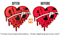 do embroidery digitizing into dst in 30 minutes
