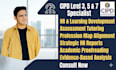 assist in cipd level 3, level 5, and level 7 human resources research