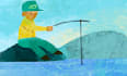 create a cutout style illustration