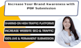 do PDF submissions on top high traffic article sharing sites