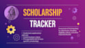 create an excel college scholarship application tracker