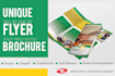 design unique flyer, brochure design for you